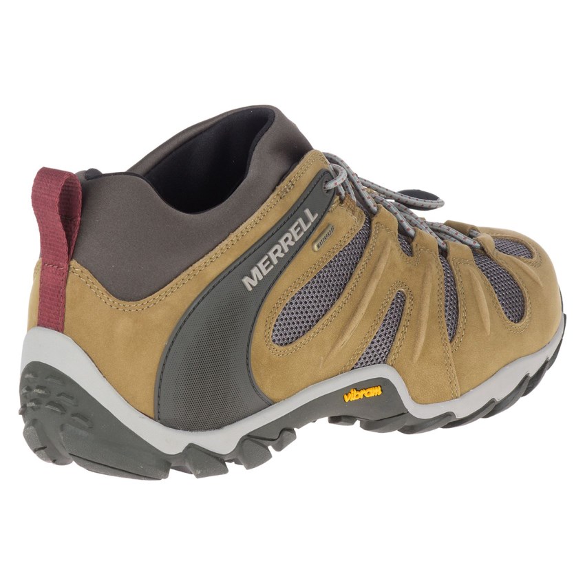 Chaussures Randonnée Merrell Chameleon 8 Stretch Waterproof Marron Clair Homme | H.C.VJOJ